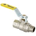 Bonfix gaskraan RP 1/2 inch x G 1/2 inch verchroomd met hendel 51407