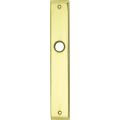 Wallebroek Mi Satori 00.2466.01 langschild Quattro messing gepolijst gelakt blind W0100.2466.01