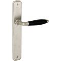 Wallebroek Mi Satori 00.0201.01 krukgarnituur Bonton Nouveau messing antiek nikkel-ebben blind W1600.0201.01