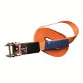 Deltasling omsnoerband met RVS ratel 35 mm x 10 m 1000 daN blauw CO.SR.RVS.035.10