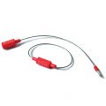 Deltalock bevestigings kabel 19 cm rood YE.SRL.19.ROOD