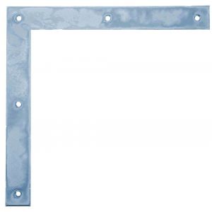 GAH Alberts deurhoek blauw verzinkt 200x200x30 mm 312565