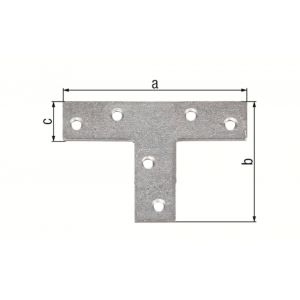 GAH Alberts verbindingsplaat sendzimir verzinkt 140x110x30 mm 335052