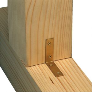 GAH Alberts stoelhoek winkelhaak geel verzinkt 60x60x20 mm CF 333041