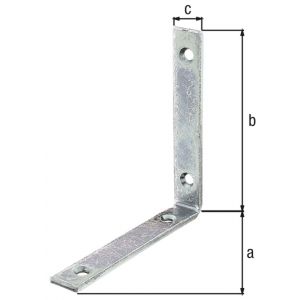 GAH Alberts balkhoek geel verzinkt 180x180x20 mm 339135