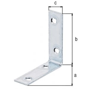 GAH Alberts stoelhoek winkelhaak geel verzinkt 50x50x15 mm 339210