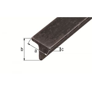 GAH Alberts T-profiel staal ruw 25x25x3,5 mm 2 m 430405