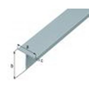 GAH Alberts T-profiel aluminium blank 20x20x1,5 mm 2,6 m 492540