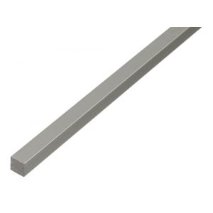 GAH Alberts vierkante stang aluminium zilver 12x12 mm 1 m 473228