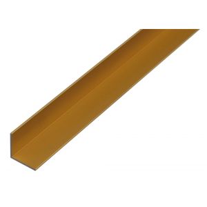 GAH Alberts hoekprofiel aluminium goud 15x15x1,5 mm 1 m 473563