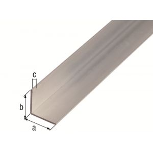 GAH Alberts hoekprofiel aluminium blank 50x50x4 mm 2 m 472665