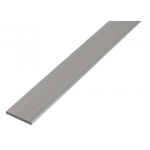 GAH Alberts platte stang aluminium zilver 30x2 mm 1 m 473044