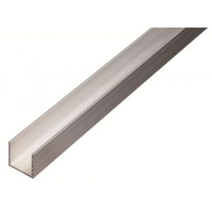 GAH Alberts U-profiel aluminium blank 25x25x25x2 mm 2 m 472825