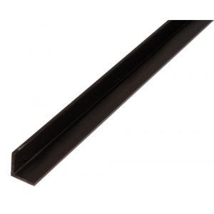 GAH Alberts hoekprofiel PVC zwart 15x15x1,2 mm 1 m 479015
