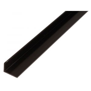 GAH Alberts hoekprofiel PVC zwart 30x20x3 mm 2 m 479169