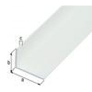 GAH Alberts hoekprofiel PVC zwart 25x20x2 mm 2,6 m 465889