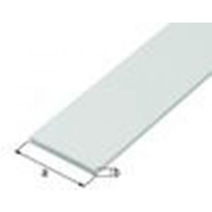 GAH Alberts platte stang PVC wit 20x2 mm 2 m 479398