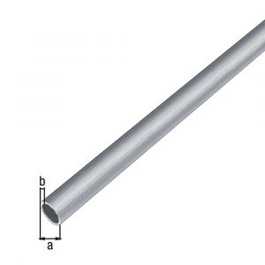 GAH Alberts ronde buis aluminium RVS optiek licht 8x1 mm 1 m 488864