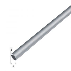 GAH Alberts ronde buis aluminium RVS optiek licht 15x1 mm 1 m 488901