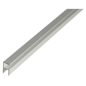 GAH Alberts hoekprofiel zelfklevend aluminium zilver 8,9x16,3x1,5 mm 2 m 030159