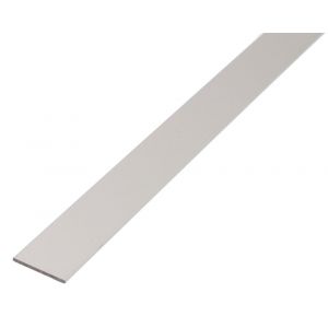 GAH Alberts platte stang aluminium zilver 30x2 mm 2,6 m 480165