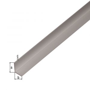 GAH Alberts hoekprofiel aluminium zilver geeloxeerd 9,5x7,5x1,5 mm 2 m 030005