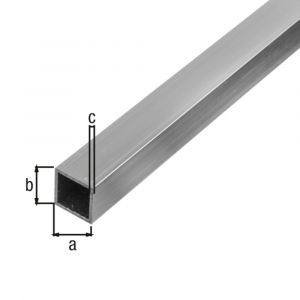 GAH Alberts vierkante buis aluminium blank 15x15x1 mm 2 m 469870