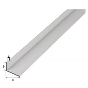 GAH Alberts hoekprofiel aluminium wit 30x20x2 mm 2,6 m 475093