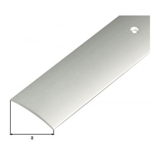 GAH Alberts overgangsprofiel aluminium zilver geeloxeerd 40 mm 1 m 475260