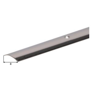 GAH Alberts overgangsprofiel RVS verzonken schroefgaten 30x30 mm 0,9 m 476151