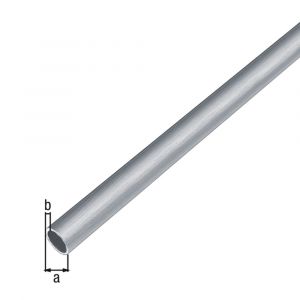 GAH Alberts ronde buis aluminium RVS optiek licht 10x1 mm 1 m 488888