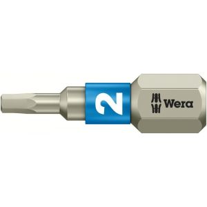 Wera 3840/1 TS zeskant bit Hex-Plus inbus RVS 2x25 mm 05071071001