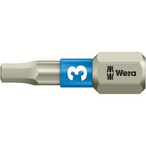 Wera 3840/1 TS zeskant bit Hex-Plus inbus RVS 3x25 mm 05071073001