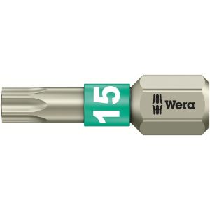 Wera 3867/1 TS Torx bit RVS TX 15x25 mm 05071033001