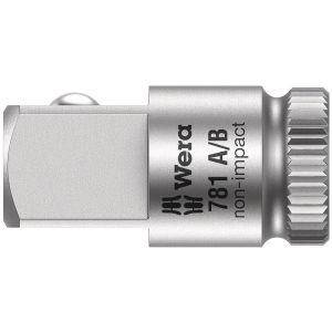 Wera 781 A 1/4 inch dopsleutel adapter 781 A/B 3/8 inch x 25.2 mm x 1/4 inch 05042670001