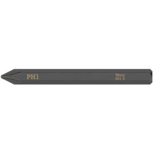 Wera 851 S Phillips kruiskopbit voor slagschroevendraaier PH 1x70 mm 05018160001