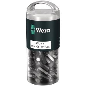 Wera 855/1 Z DIY bit Pozidriv PZ 2x25 mm 100 delig 05072444001