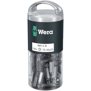 Wera 867/1 Torx bit DIY 100 TX 30x25 mm 100 delig Pro-Box 05072451001