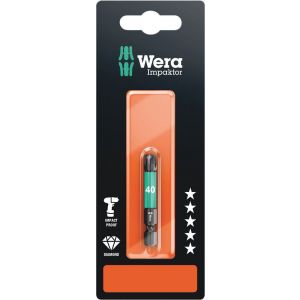 Wera 867/4 IMP DC ZB Impaktor Torx bit TX 40x50 mm 05073967001