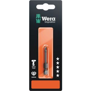 Wera 868/4 IMP DC Impaktor binnenvierkant bit Robertson ZB nummer 2x50 mm 05073971001