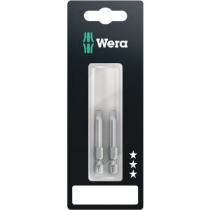 Wera 868/4 Z ZB binnenvierkant bit Robertson nummer 2x50 mm 2 delig 05073077001