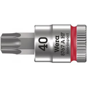 Wera 8767 A HF Torx Zyklop bitdop met 1/4 inch aandrijving vasthoudfunctie TX 40x28 mm 05003371001