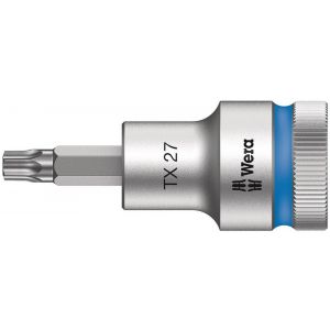 Wera 8767 C HF Torx Zyklop bitdop met 1/2 inch aandrijving vasthoudfunctie TX 27x60 mm 05003832001