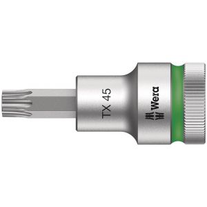 Wera 8767 C HF Torx Zyklop bitdop met 1/2 inch aandrijving vasthoudfunctie TX 45x60 mm 05003835001