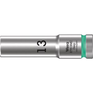 Wera 8790 HMC Deep hand- en machinedop met 1/2 inch aandrijving 13x83 mm 05004553001