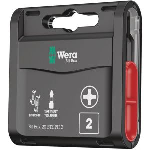 Wera Bit-Box 20 BTZ PH bit set Phillips PH 2x25 mm 20 delig 05057751001