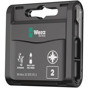 Wera Bit-Box 20 BTZ PZ bit set Pozidriv PZ 2x25 mm 20 delig 05057761001