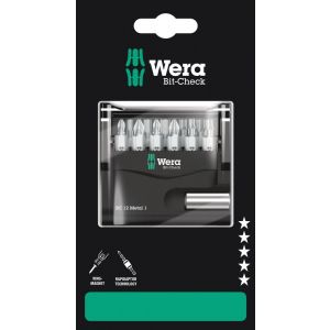 Wera Bit-Check 12 Metal 1 ZB bit set 12 delig 05136393001