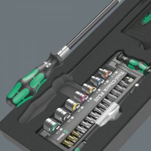 Wera 9750 schuimrubberen inzetstuk met Kraftform Kompakt en Tool-Check PLUS set 1 57 delig 05150150001