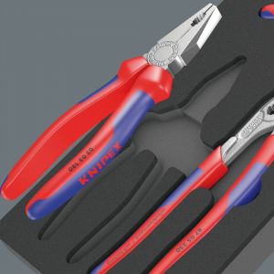 Wera 9780 schuimrubberen inzetstuk met KNIPEX tangen set 1 3 delig 05150180001